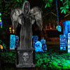 Best Halloween Animatronic Decoration with Light Up Eyes and Shaking Wings