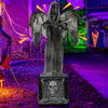 Best Halloween Animatronic Decoration with Light Up Eyes and Shaking Wings