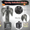Best Halloween Animatronic Decoration with Light Up Eyes and Shaking Wings