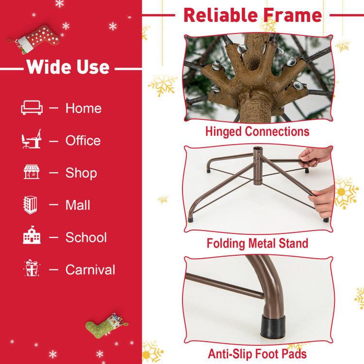 Best Artificial Cypress Christmas Tree with 430 LED Lights