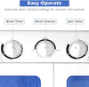 Portable Twin Tub Mini Washing Machine 17.6lbs Compact Washer Spinner Dryer