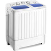 Portable Twin Tub Mini Washing Machine 17.6lbs Compact Washer Spinner Dryer