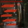 Life Size Animatronic Halloween Witch with Pre-Recorded Phrases