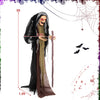 Life Size Animatronic Halloween Witch with Pre-Recorded Phrases