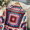 Kidy Mommy Long Floral Vintage Cardigan Crochet Sweeter