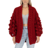 Kidy Mommy Bubble Long Sleeve Crochet Sweeter