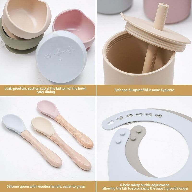 Baby Silicone Feeding Set