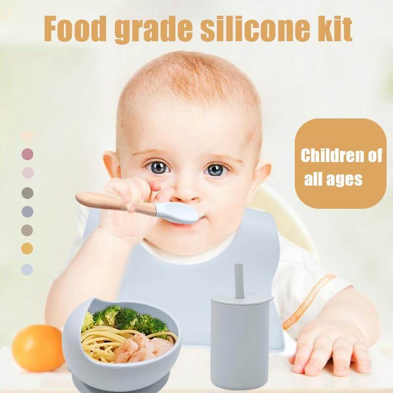 Baby Silicone Feeding Set